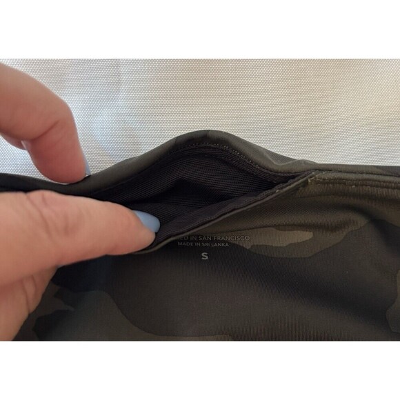 ATHLETA Ultimate 7/8 Tight Olive Camo Women Small Ankle Pocket Legging High Rise - Picture 7 of 13